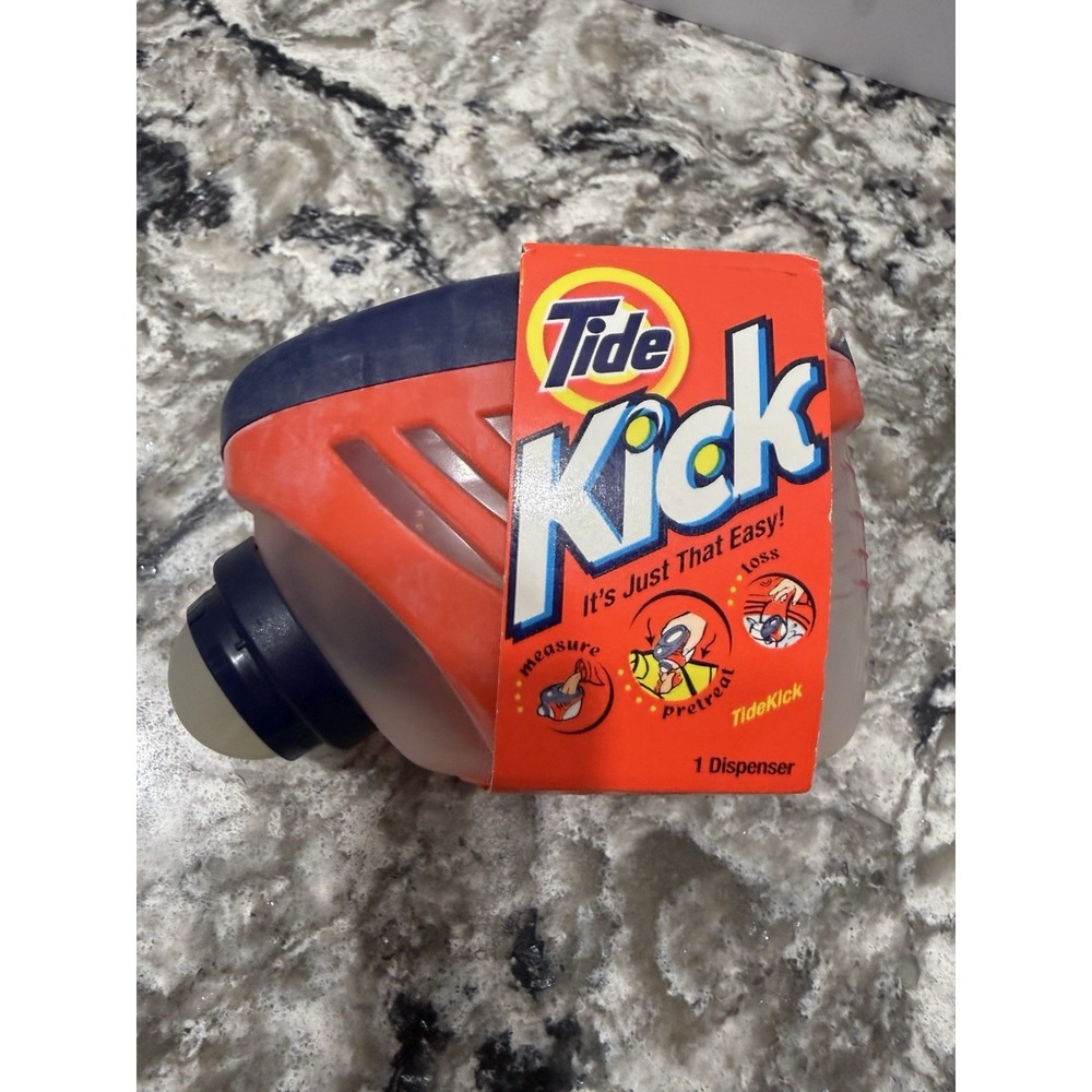 Vintage Tide Kick Dispenser Pretreater Laundry Detergent Rare Discontinued 2000